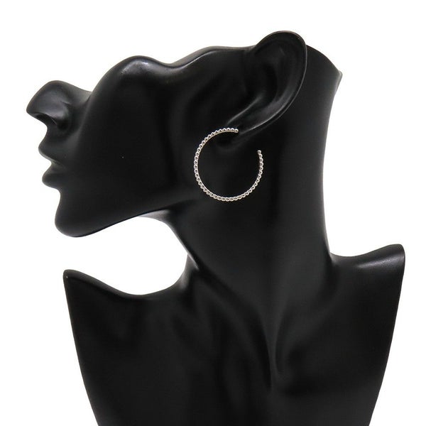 ヴァンクリーフ&アーペル ピアス ペルレ フープ スモールモデル K18WGホワイトゴールド Van Cleef&Arpels