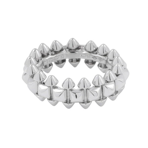 カルティエ リング クラッシュ ドゥ カルティエ MM ミディアムモデル K18WGホワイトゴールド リングサイズ52 B4231100 指輪