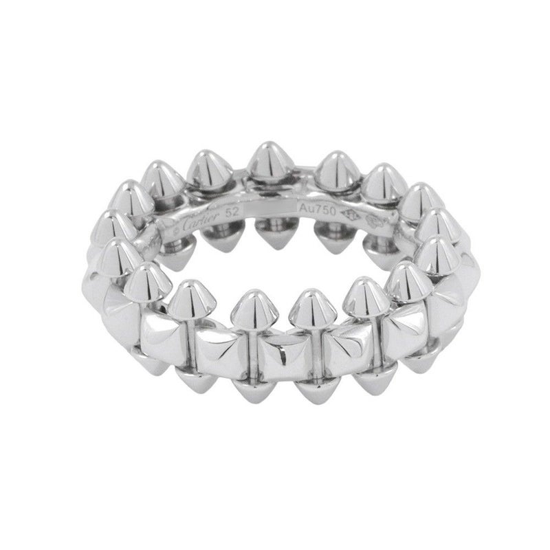 カルティエ リング クラッシュ ドゥ カルティエ MM ミディアムモデル K18WGホワイトゴールド リングサイズ52 B4231100 指輪