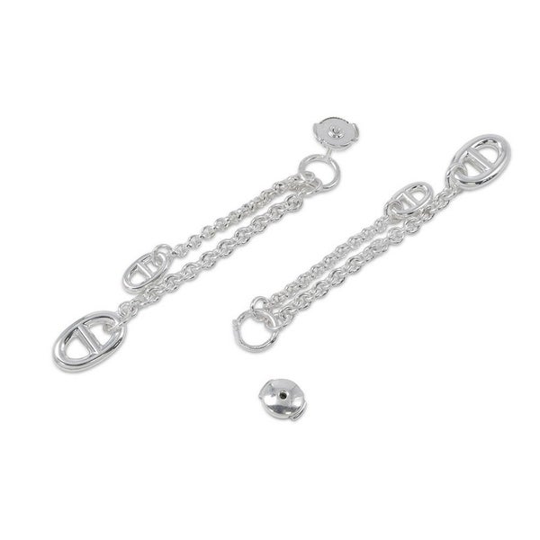 エルメス ピアス シェーヌダンクル ニューファランドール ピアスPM SV925シルバー Farandole HERMES ジュエリー