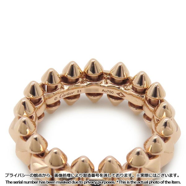 カルティエ リング クラッシュ ドゥ カルティエ MM ミディアムモデル  K18PGピンクゴールド リングサイズ51 B4229900 指輪