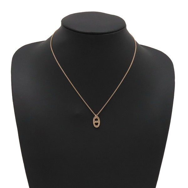 エルメス ネックレス シェーヌダンクル ファランドール PM K18PGピンクゴールド HERMES ジュエリー