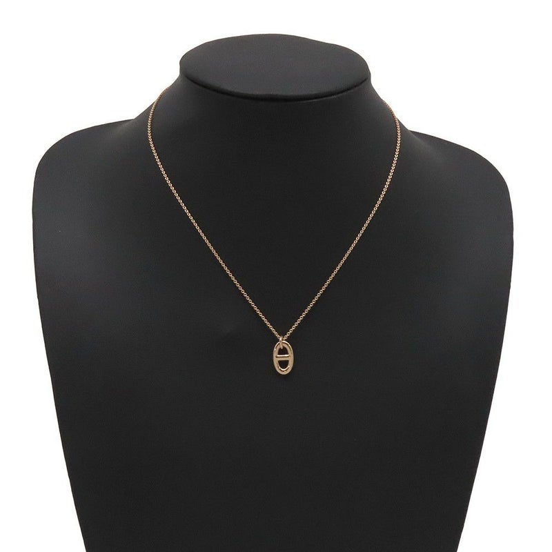 エルメス ネックレス シェーヌダンクル ファランドール PM K18PGピンクゴールド HERMES ジュエリー