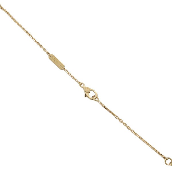 ヴァンクリーフ&アーペル ネックレス ヴィンテージ アルハンブラ ペンダント ギヨシェ K18YGイエローゴールド VCARP4KL00