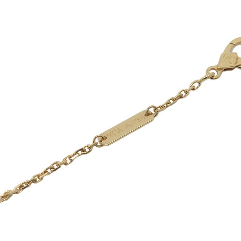 ヴァンクリーフ&アーペル ネックレス ヴィンテージ アルハンブラ ペンダント ギヨシェ K18YGイエローゴールド VCARP4KL00