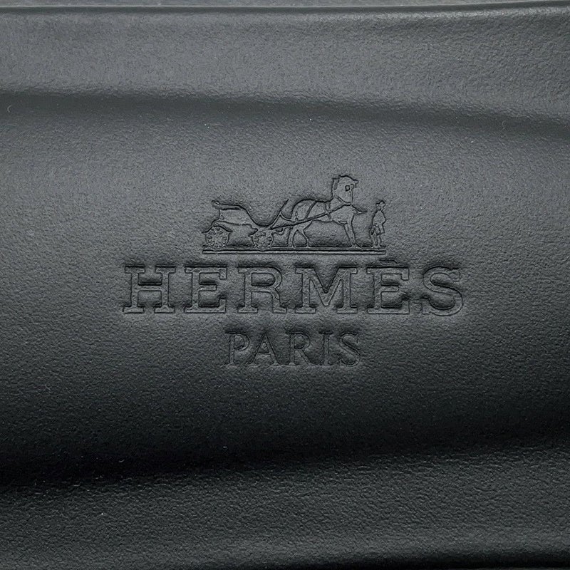 エルメス サンダル オラン レザー レディースサイズ36 1/2 HERMES 靴 黒