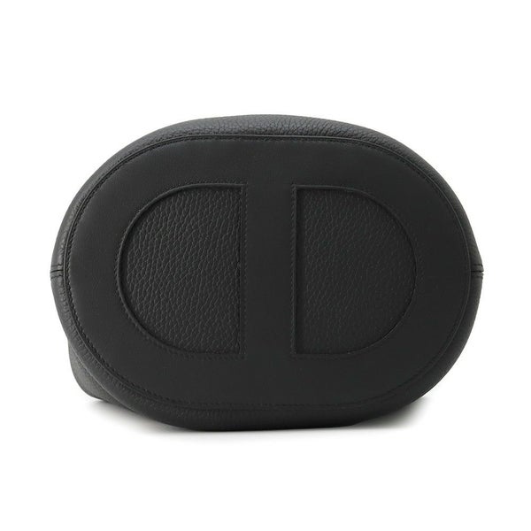 エルメス トートバッグ インザループ 23 ブラック/シルバー金具 トリヨンクレマンス/スイフト W刻印 黒