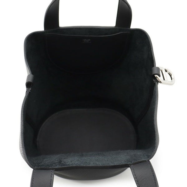 エルメス トートバッグ インザループ 23 ブラック/シルバー金具 トリヨンクレマンス/スイフト W刻印 黒