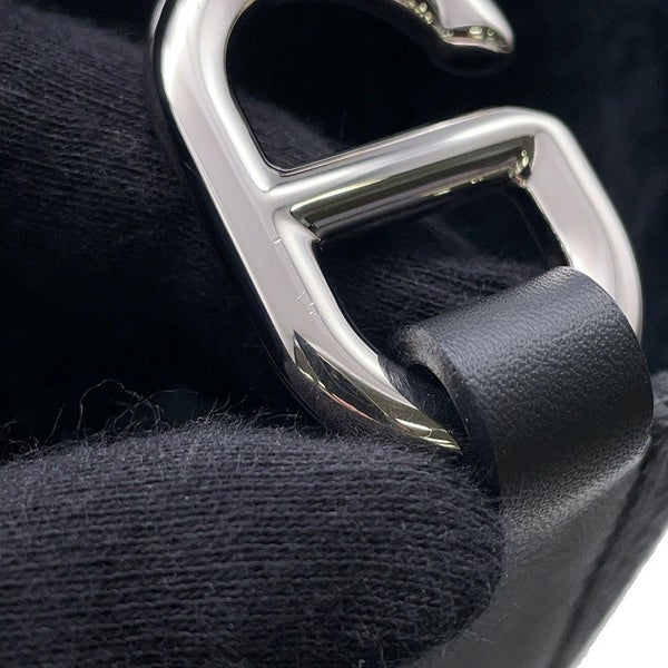 エルメス トートバッグ インザループ 23 ブラック/シルバー金具 トリヨンクレマンス/スイフト W刻印 黒