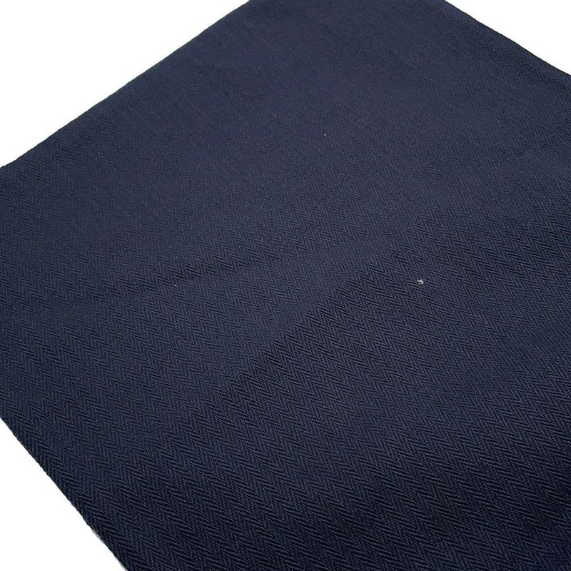 エルメス ショルダーバッグ サック アリーヌMM ブルーインディゴ/フォーブ/シルバー金具 トワルシェブロン/バレニア K刻印