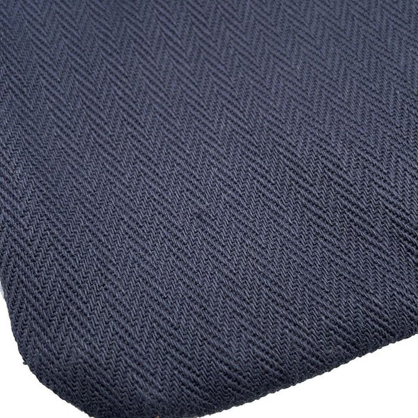 エルメス ショルダーバッグ サック アリーヌMM ブルーインディゴ/フォーブ/シルバー金具 トワルシェブロン/バレニア K刻印