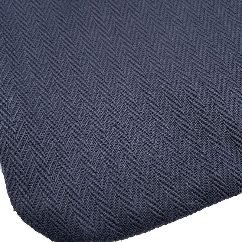 エルメス ショルダーバッグ サック アリーヌMM ブルーインディゴ/フォーブ/シルバー金具 トワルシェブロン/バレニア K刻印