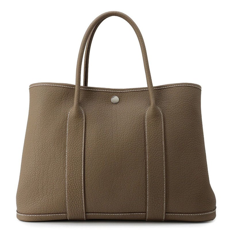 エルメス トートバッグ ガーデンパーティPM エトゥープ/シルバー金具 ネゴンダ U刻印