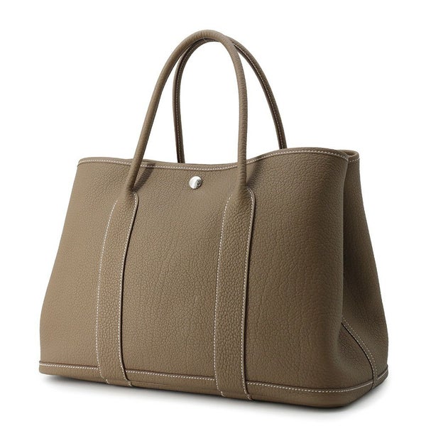 エルメス トートバッグ ガーデンパーティPM エトゥープ/シルバー金具 ネゴンダ U刻印