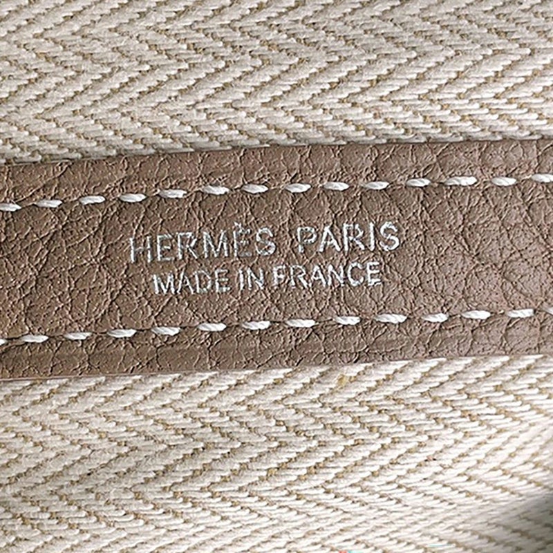 エルメス トートバッグ ガーデンパーティPM エトゥープ/シルバー金具 ネゴンダ U刻印
