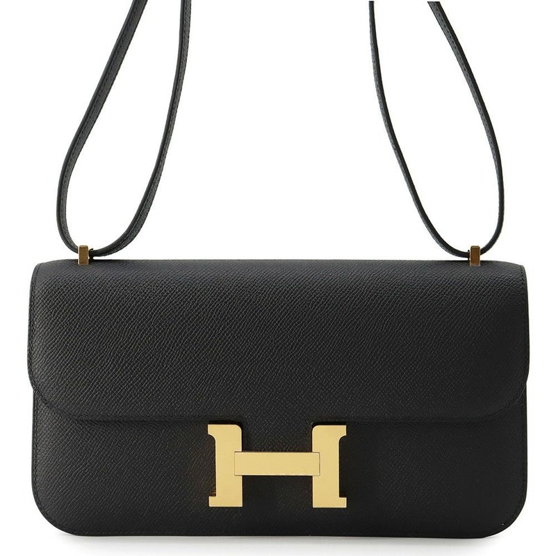エルメス コンスタンス エラン ミロワール ブラック/ゴールド金具 エプソン K刻印 HERMES 黒