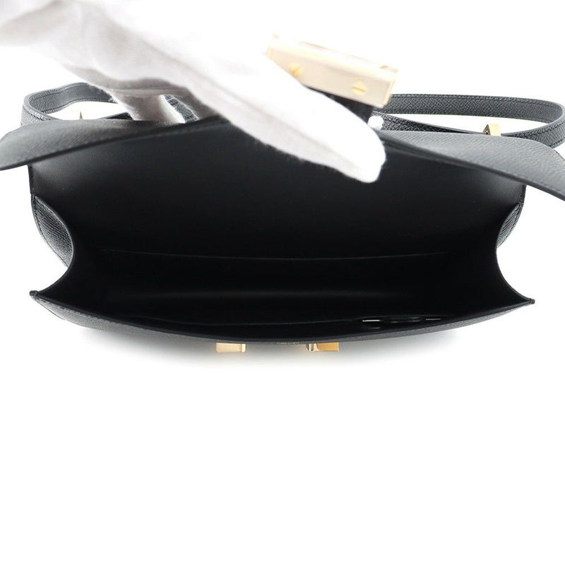 エルメス コンスタンス エラン ミロワール ブラック/ゴールド金具 エプソン K刻印 HERMES 黒