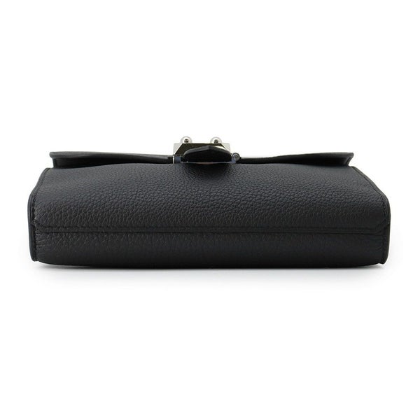 エルメス ショルダーバッグ サック ア デペッシュ21 ブラック/シルバー金具 トゴ W刻印 黒