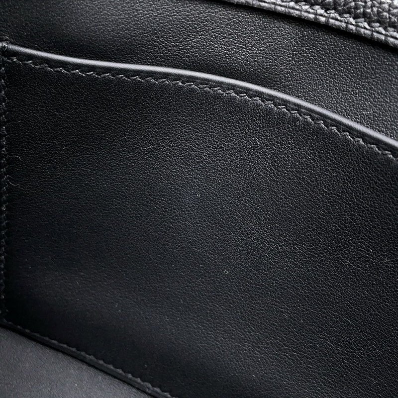 エルメス ショルダーバッグ サック ア デペッシュ21 ブラック/シルバー金具 トゴ W刻印 黒