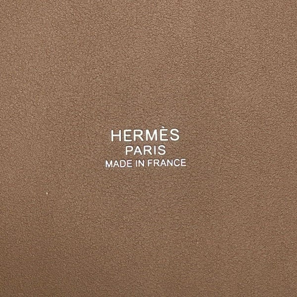 エルメス ハンドバッグ ピコタンロックPM カーゴ エクリュ/エトゥープ/シルバー金具 トワルゴエラン/スイフト W刻印