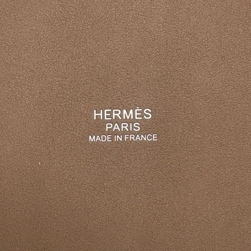 エルメス ハンドバッグ ピコタンロックPM カーゴ エクリュ/エトゥープ/シルバー金具 トワルゴエラン/スイフト W刻印