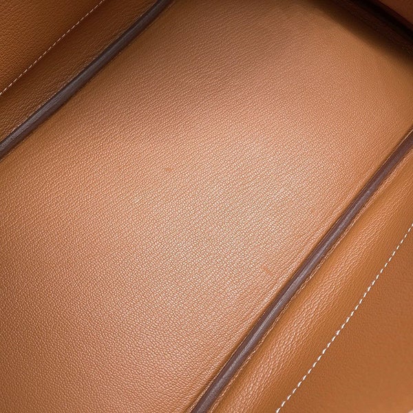 エルメス バーキン30 ゴールド/ゴールド金具 エプソン B刻印 HERMES Birkin ハンドバッグ