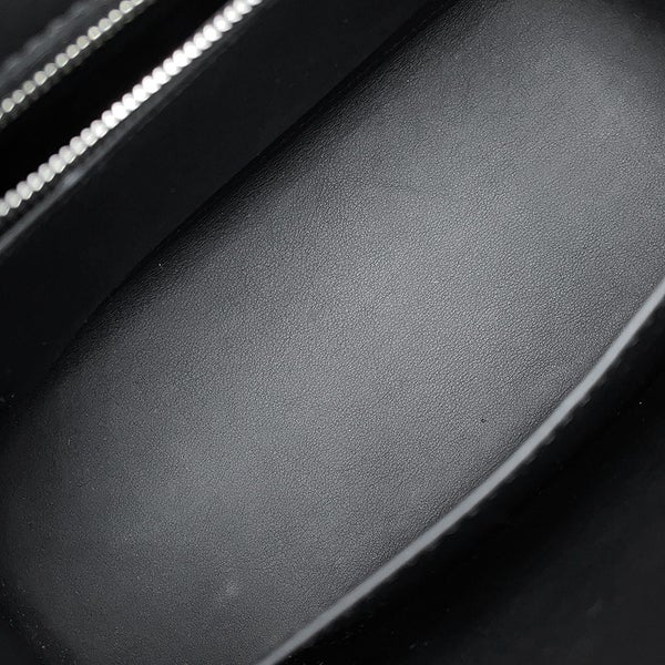 エルメス ハンドバッグ ケリー25 外縫い ブラック/エクリュ/シルバー金具 スイフト/トワルアッシュ K刻印 2way 黒