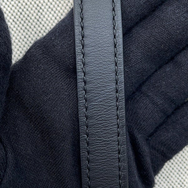 エルメス ハンドバッグ ケリー25 外縫い ブラック/エクリュ/シルバー金具 スイフト/トワルアッシュ K刻印 2way 黒