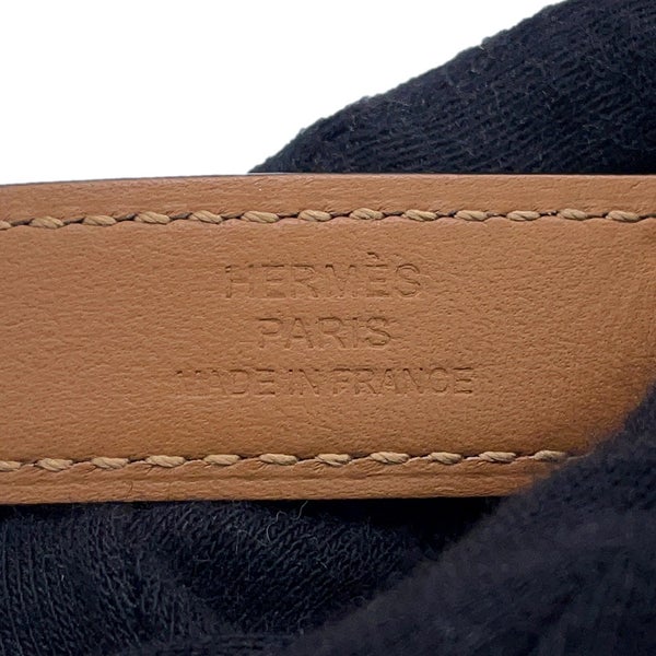 エルメス ケリーベルト 18 ブラック/シルバー金具 エプソン U刻印 HERMES 黒