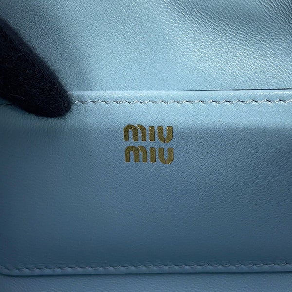 ミュウミュウ ハンドバッグ アルカディ ミニ オーストリッチ 5BP088 Miu Miu 2way