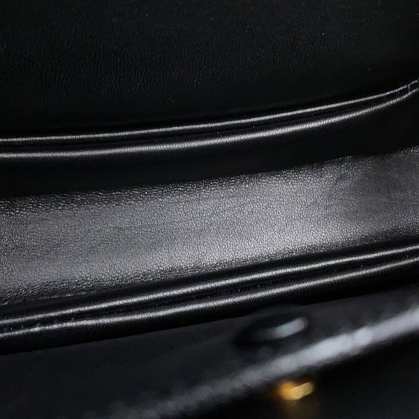 グッチ ハンドバッグ バンブー 1947 スモール レザー 863165 GUCCI 2wayショルダー 黒