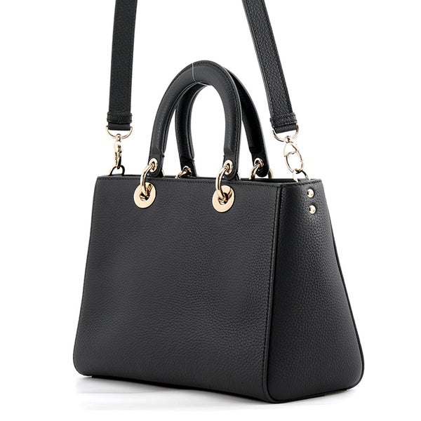 クリスチャン・ディオール ハンドバッグ レディ D-サイア ミディアム M1151OTRL_M900 Christian Dior 2way 黒