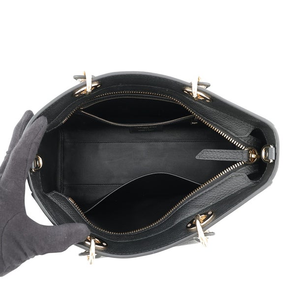 クリスチャン・ディオール ハンドバッグ レディ D-サイア ミディアム M1151OTRL_M900 Christian Dior 2way 黒