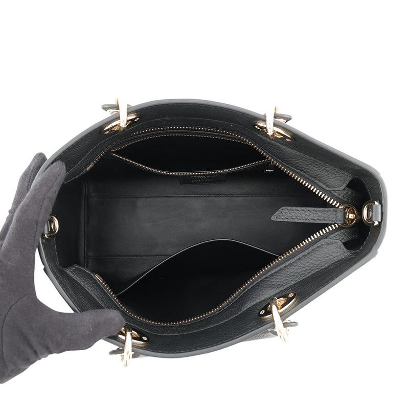 クリスチャン・ディオール ハンドバッグ レディ D-サイア ミディアム M1151OTRL_M900 Christian Dior 2way 黒