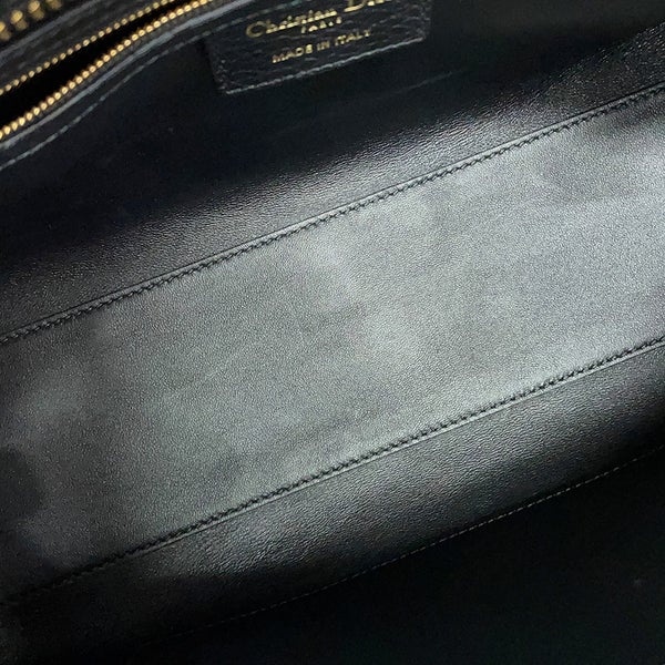 クリスチャン・ディオール ハンドバッグ レディ D-サイア ミディアム M1151OTRL_M900 Christian Dior 2way 黒