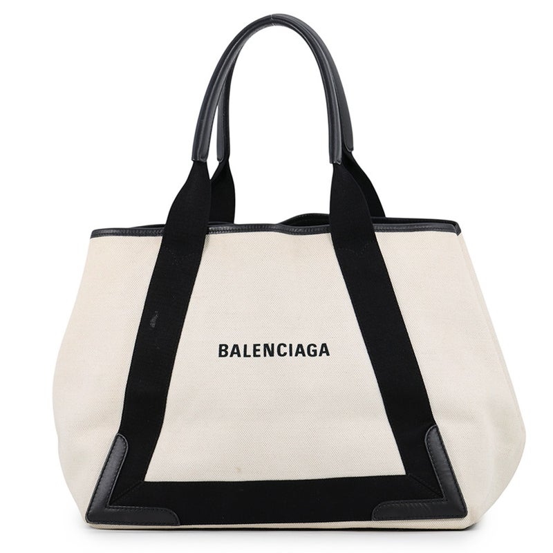 バレンシアガ トートバッグ ネイビー カバス NEW M ポーチ付き 581292 BALENCIAGA バッグ カバM 黒