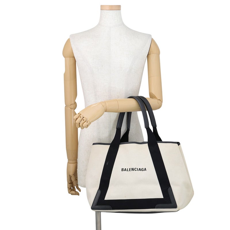 バレンシアガ トートバッグ ネイビー カバス NEW M ポーチ付き 581292 BALENCIAGA バッグ カバM 黒