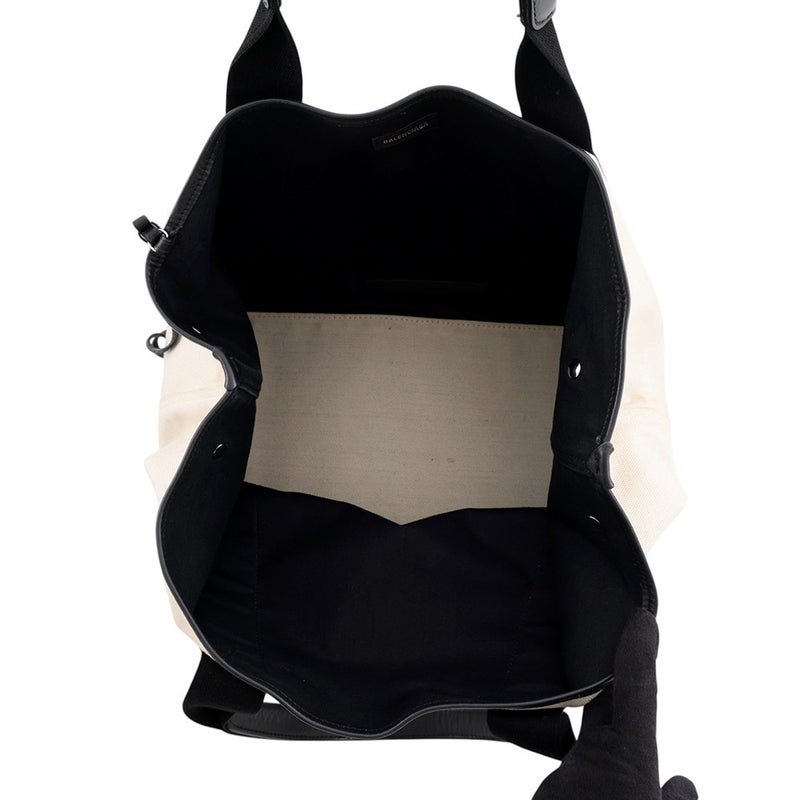 バレンシアガ トートバッグ ネイビー カバス NEW M ポーチ付き 581292 BALENCIAGA バッグ カバM 黒