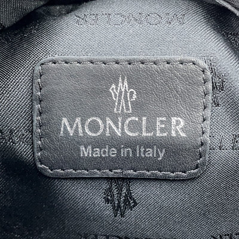 モンクレール ショルダーバッグ ジョルジーヌ スモール レザー ファー B209A0065400 MONCLER 黒