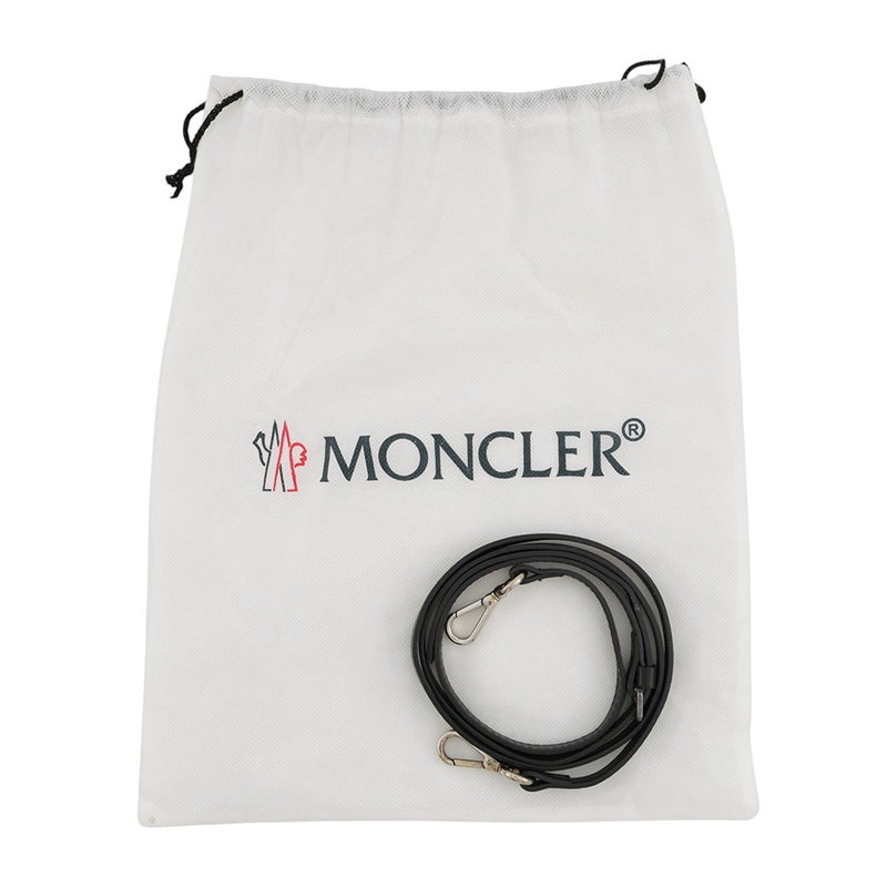 モンクレール ショルダーバッグ ジョルジーヌ スモール レザー ファー B209A0065400 MONCLER 黒