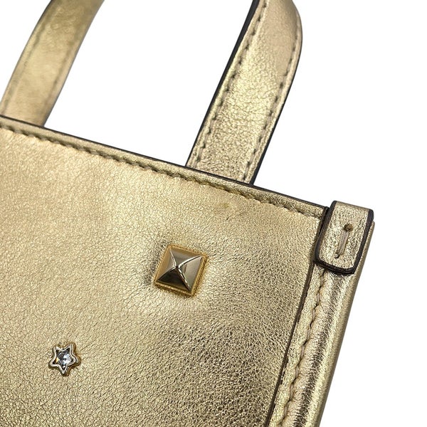 ジミーチュウ ハンドバッグ N/S ミニ トート スター カーフレザー ラインストーン MININSTOTEAUR JIMMY CHOO 2way
