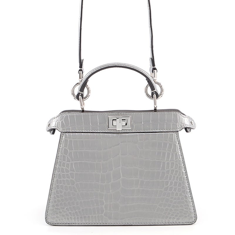 フェンディ ハンドバッグ ピーカブー アイシーユー ISeeU プチ クロコダイル 8BN335 FENDI 2wayショルダーバッグ