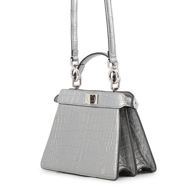 フェンディ ハンドバッグ ピーカブー アイシーユー ISeeU プチ クロコダイル 8BN335 FENDI 2wayショルダーバッグ