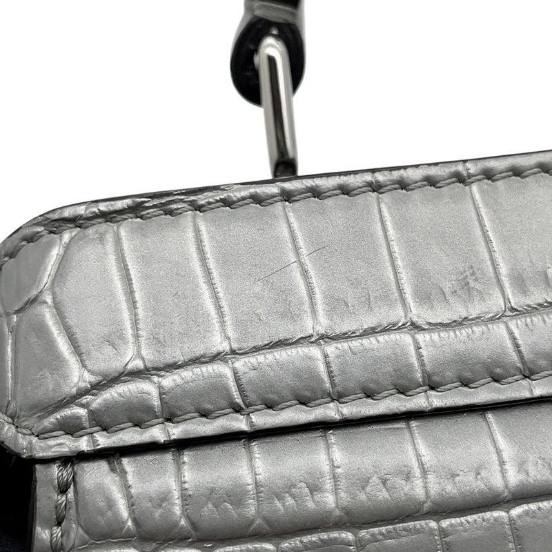 フェンディ ハンドバッグ ピーカブー アイシーユー ISeeU プチ クロコダイル 8BN335 FENDI 2wayショルダーバッグ