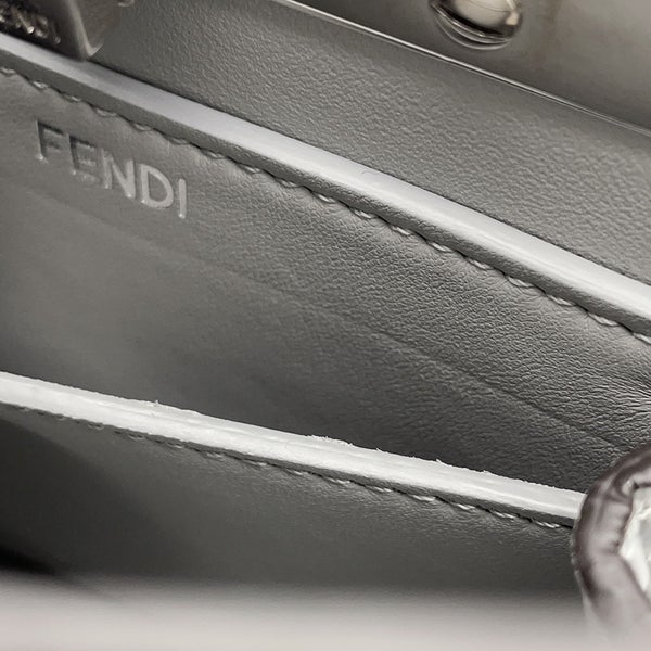 フェンディ ハンドバッグ ピーカブー アイシーユー ISeeU プチ クロコダイル 8BN335 FENDI 2wayショルダーバッグ
