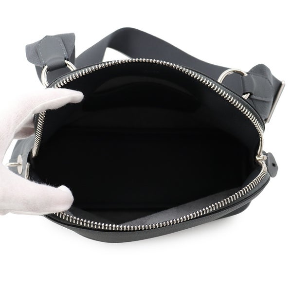 エルメス ショルダーバッグ ボリ－ド メッセンジャー カーボン/シルバー金具 トゴ G刻印