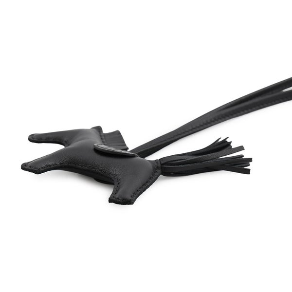 エルメス バッグチャーム ロデオPM タッチ ブラック ラムスキン/アリゲータマット Z刻印 HERMES 黒