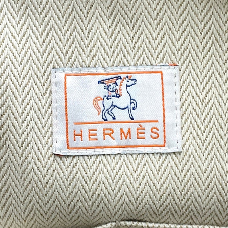 エルメス ポーチ ブリッド・ア・ブラックGM カブリオル グリスペール/シルバー金具 キャンバス HERMES バッグ 小物入れ