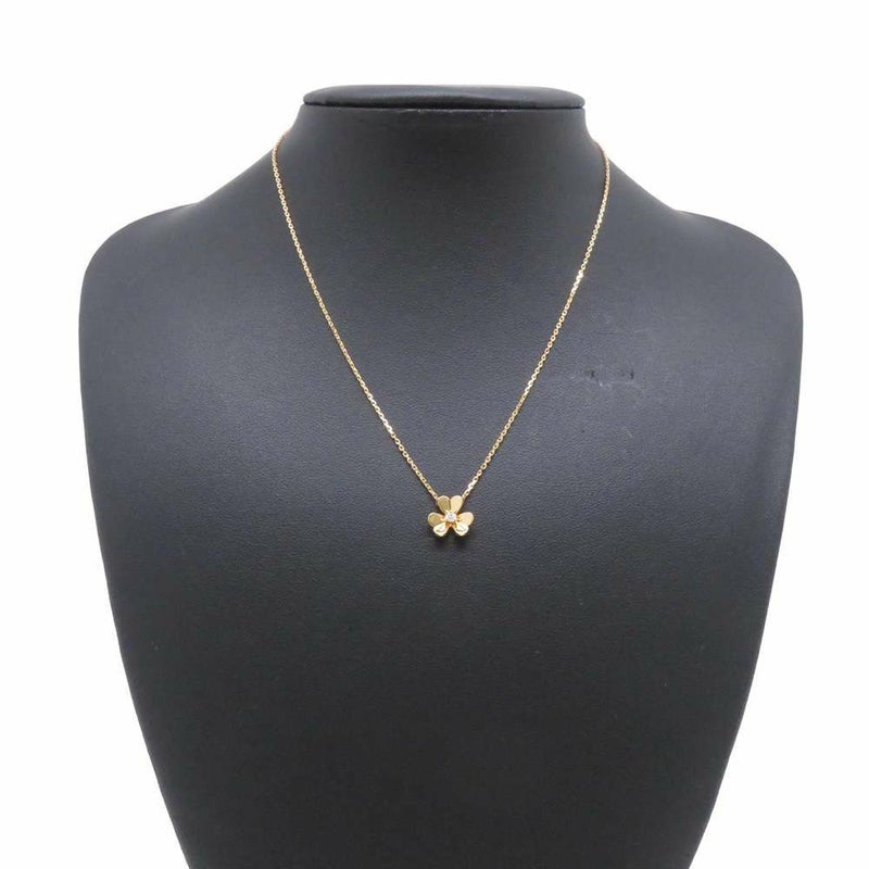 ヴァンクリーフ＆アーペル ネックレス フリヴォル ペンダント ミニモデル ダイヤモンド 1P 0.05ct K18YG VCARP0J100