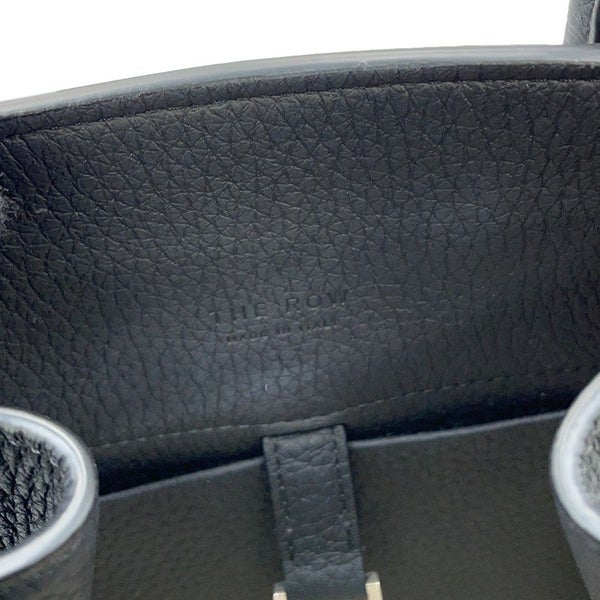 ザ ロウ ハンドバッグ マルゴー10 グレインドカーフレザー W1190 L72 THE ROW 2way 黒